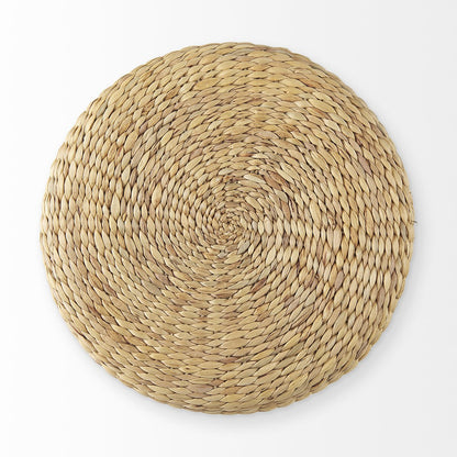 Mercana Michelle Woven Seagrass Round Pouf