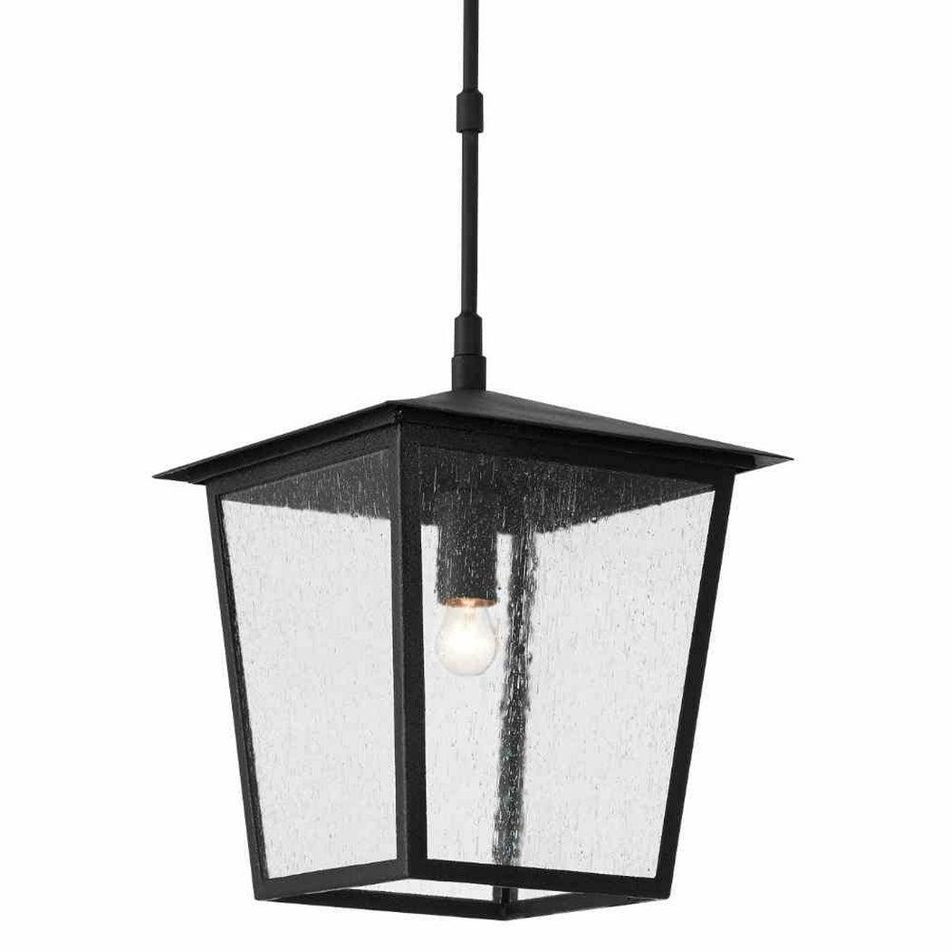 Midnight Bening Small Outdoor Lantern Outdoor Lighting Sideboards and Things By Currey & Co