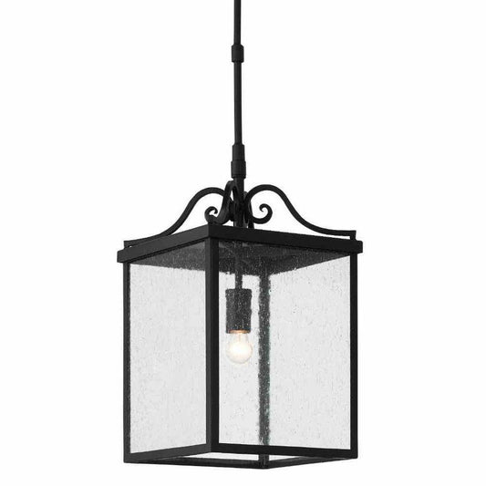 Midnight Giatti Small Outdoor Lantern Outdoor Lighting Sideboards and Things By Currey & Co
