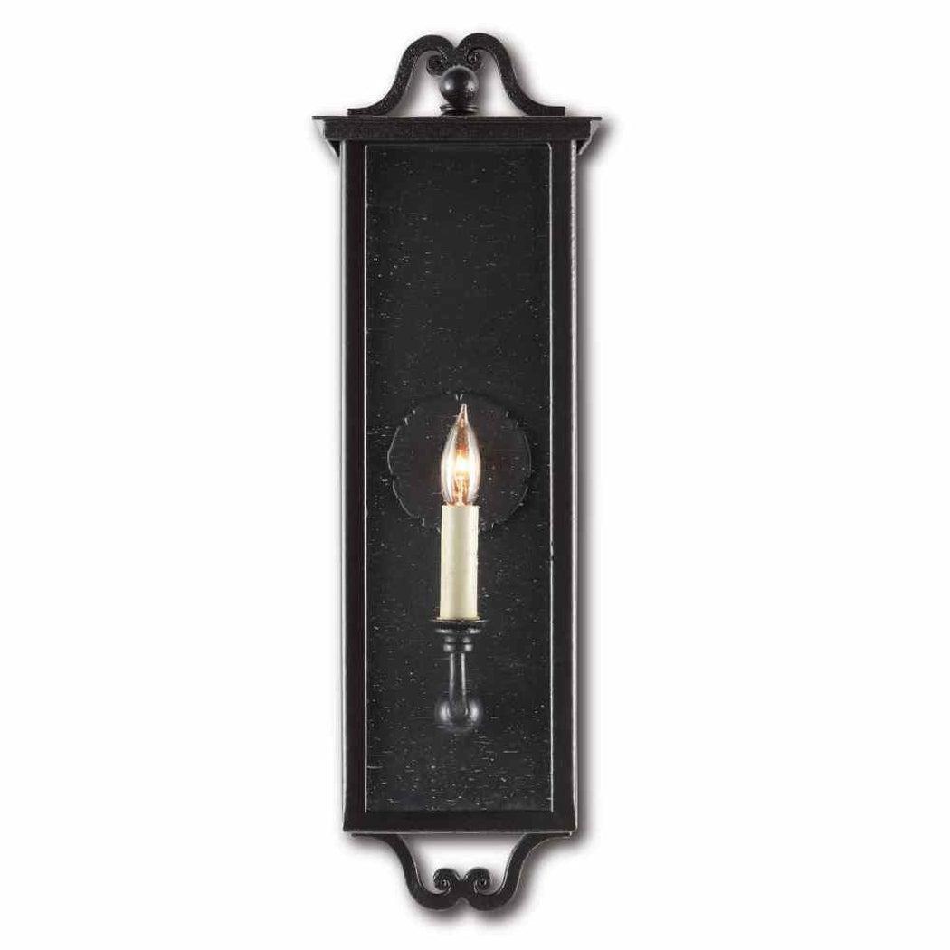 Midnight Giatti Small Outdoor Wall Sconce Wall Sconces Sideboards and Things By Currey & Co