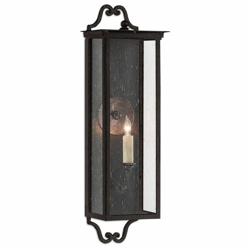 Midnight Giatti Small Outdoor Wall Sconce Wall Sconces Sideboards and Things By Currey & Co