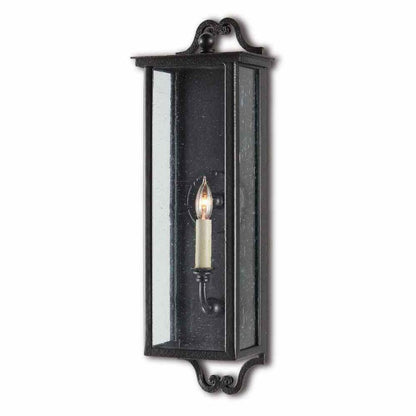 Midnight Giatti Small Outdoor Wall Sconce Wall Sconces Sideboards and Things By Currey & Co