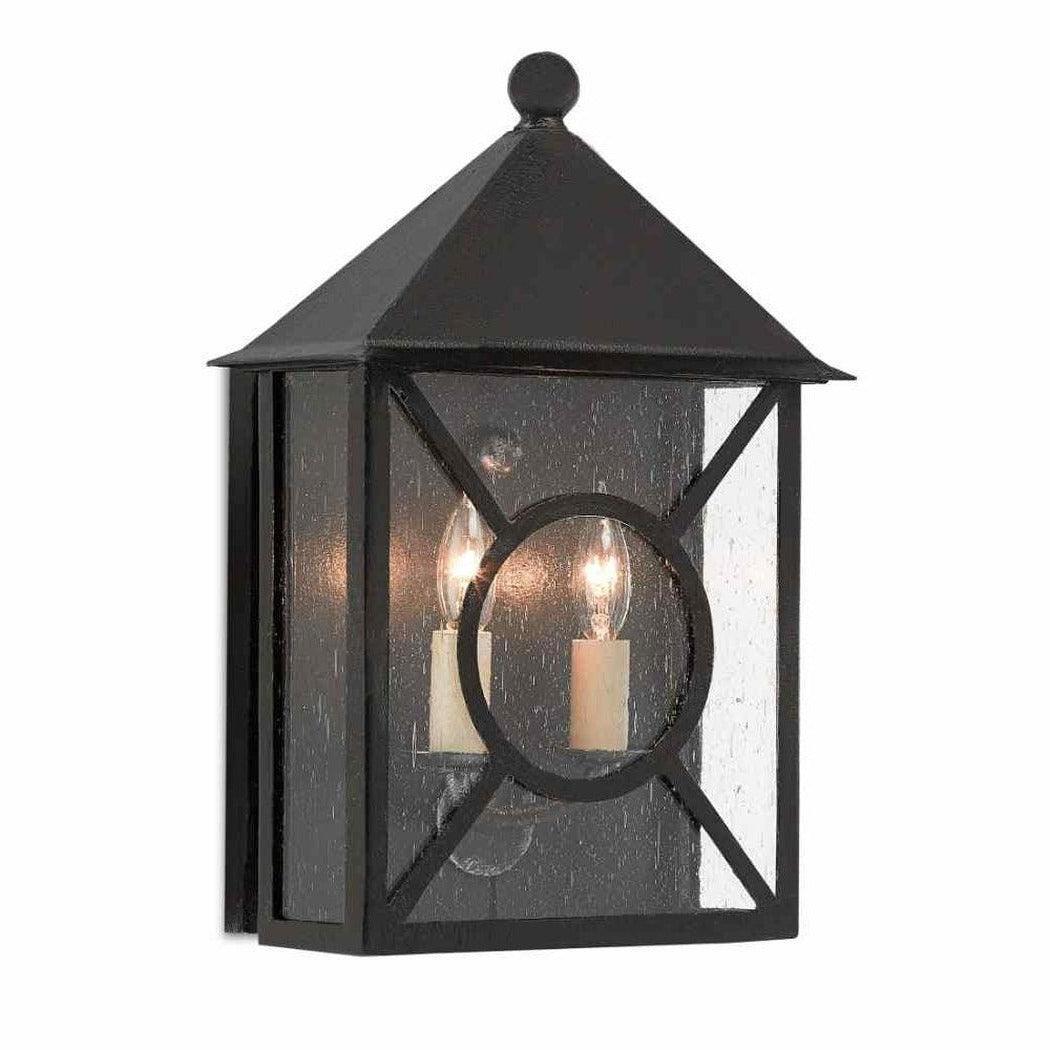 Midnight Ripley Medium Outdoor Wall Sconce Wall Sconces Sideboards and Things By Currey & Co