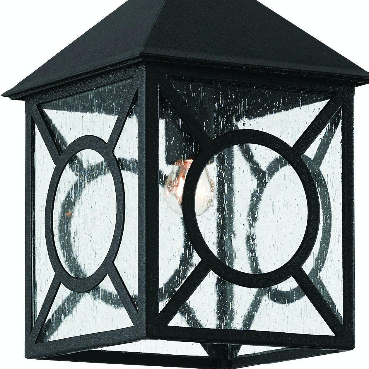 Midnight Ripley Small Outdoor Lantern Outdoor Lighting Sideboards and Things By Currey & Co