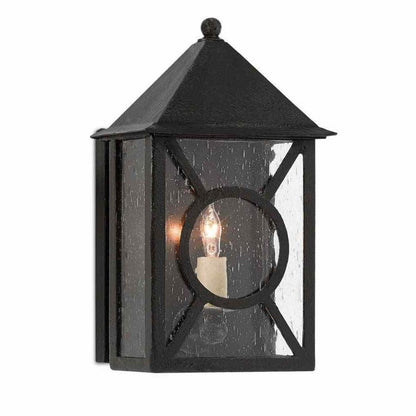 Midnight Ripley Small Outdoor Wall Sconce Wall Sconces Sideboards and Things By Currey & Co