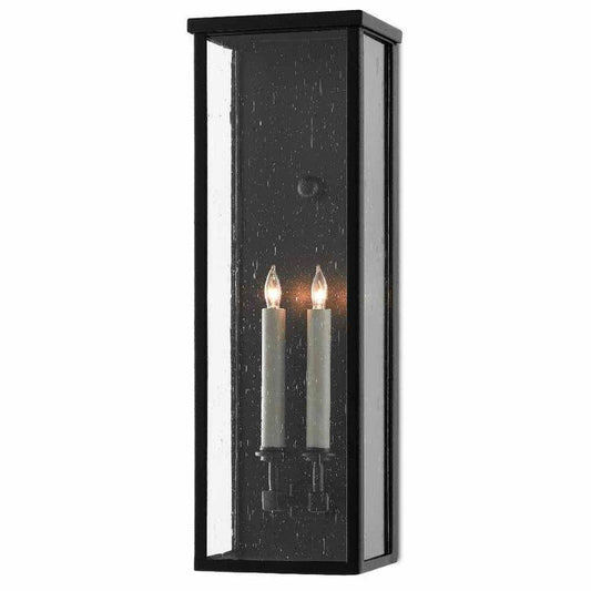 Midnight Tanzy Medium Outdoor Wall Sconce Wall Sconces Sideboards and Things By Currey & Co