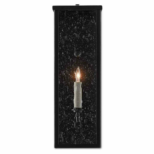 Midnight Tanzy Small Outdoor Wall Sconce Wall Sconces Sideboards and Things By Currey & Co