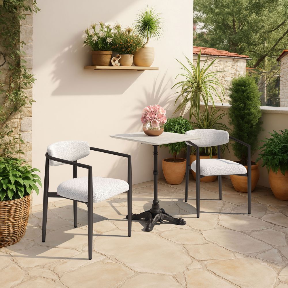 Zuo Modern Midori Olefin Fabric Outdoor Dining Chair