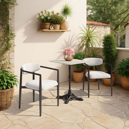 Zuo Modern Midori Olefin Fabric Outdoor Dining Chair