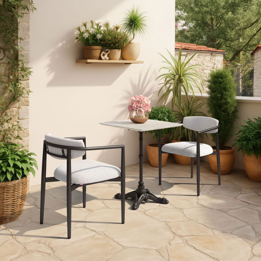 Zuo Modern Midori Olefin Fabric Outdoor Dining Chair