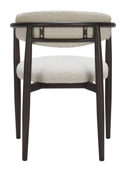 Zuo Modern Midori Olefin Fabric Outdoor Dining Chair