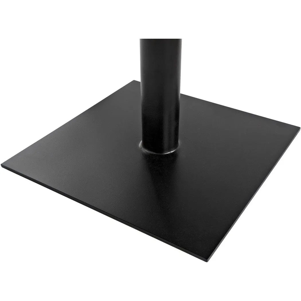 Noir Mies Side Table, Black Steel