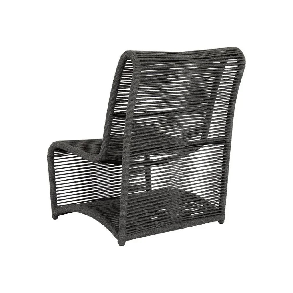 Milano Aluminum Outdoor Club Chair -- view 3
