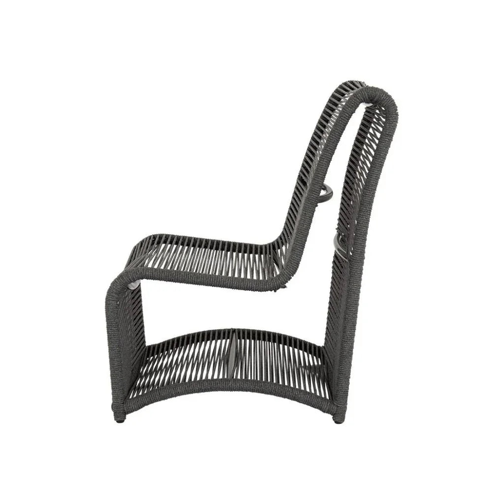 Milano Aluminum Outdoor Club Chair -- view 4