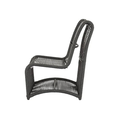 Milano Aluminum Outdoor Club Chair -- view 4