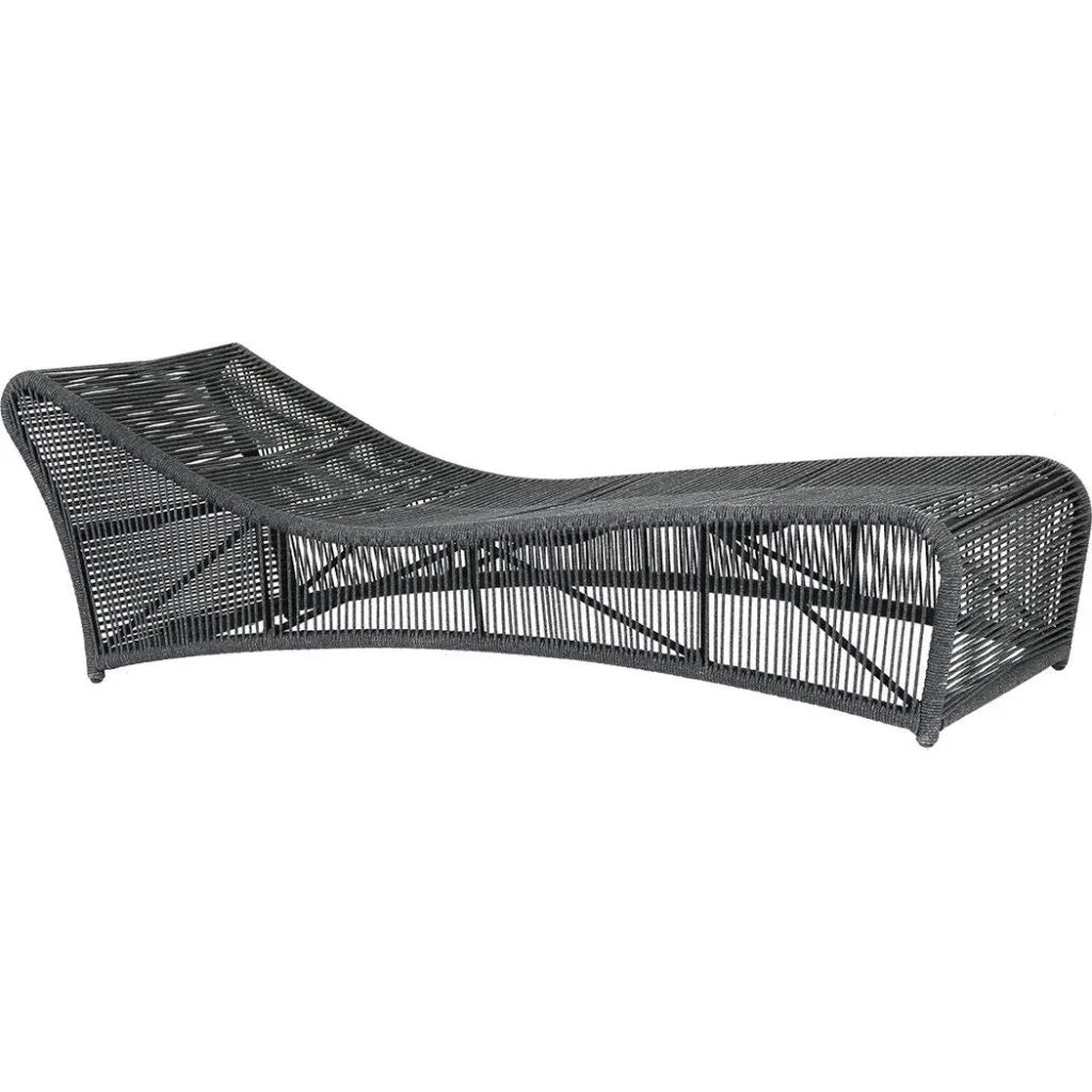 Milano Modern Cushionless Outdoor Chaise