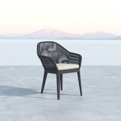 Milano Sunbrella Outdoor Dining Chair 2PC-Outdoor Dining Chairs-Sunset West-LOOMLAN