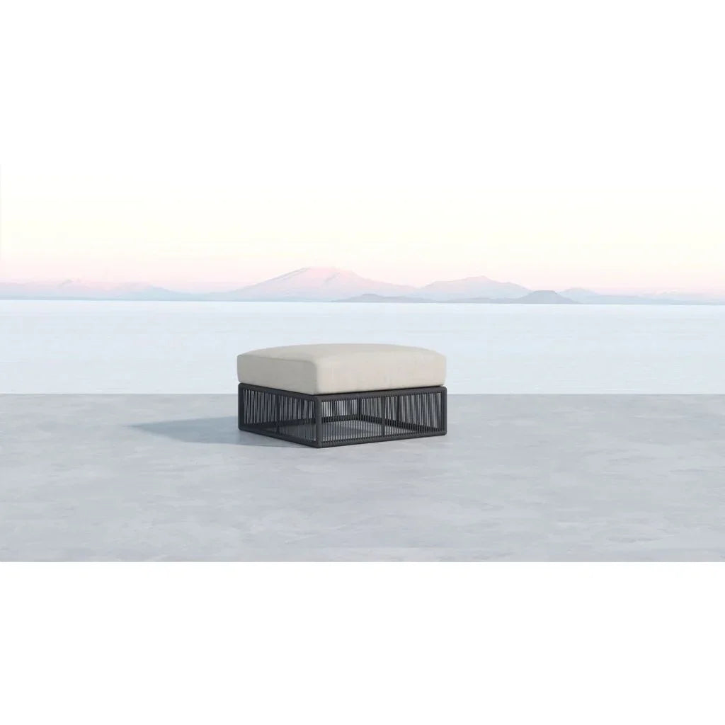 Milano Sunbrella Rectangular Outdoor Ottoman -- view 2