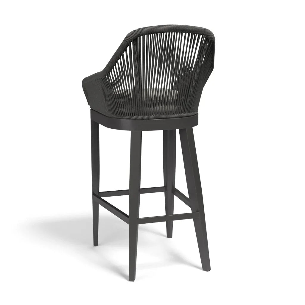 Milano Weatherproof Outdoor Bar Stool-Outdoor Bar Stools-Sunset West-LOOMLAN