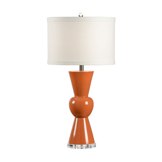 Wildwood Mildred Orange Glazed Ceramic Table Lamp