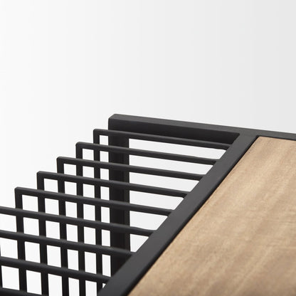 Mercana Miles Wood Top Nesting Side Table