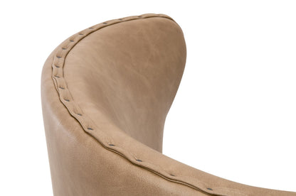 Essentials For Living Milton Leather Swivel Counter Stool