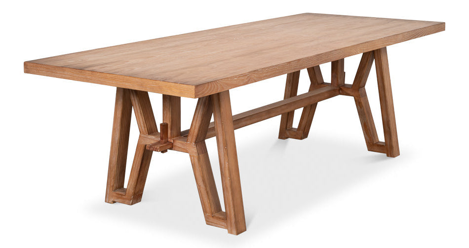 Sarreid Miner's Natural Wooden Dining Table