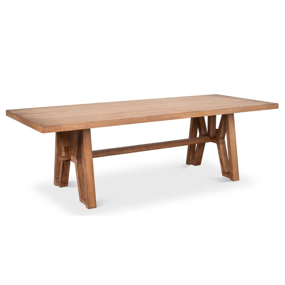 Sarreid Miner's Natural Wooden Dining Table