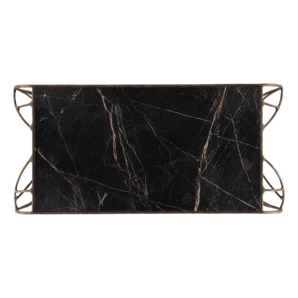 Mirabelle Marble Top Rectangular Coffee Table