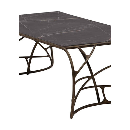 Mirabelle Marble Top Rectangular Coffee Table