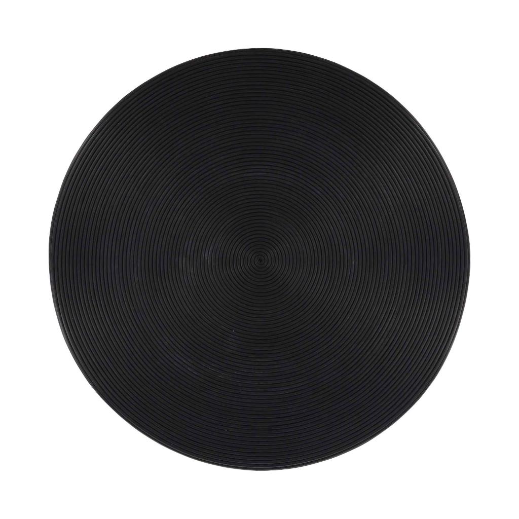 Miramar Black Rattan Pole Coffee Table