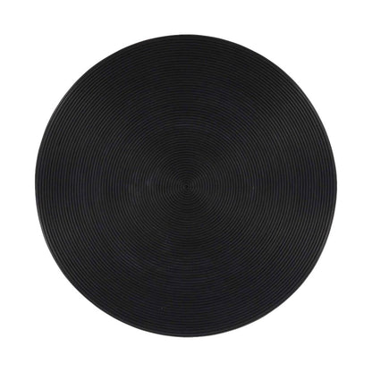 Miramar Black Rattan Pole Coffee Table