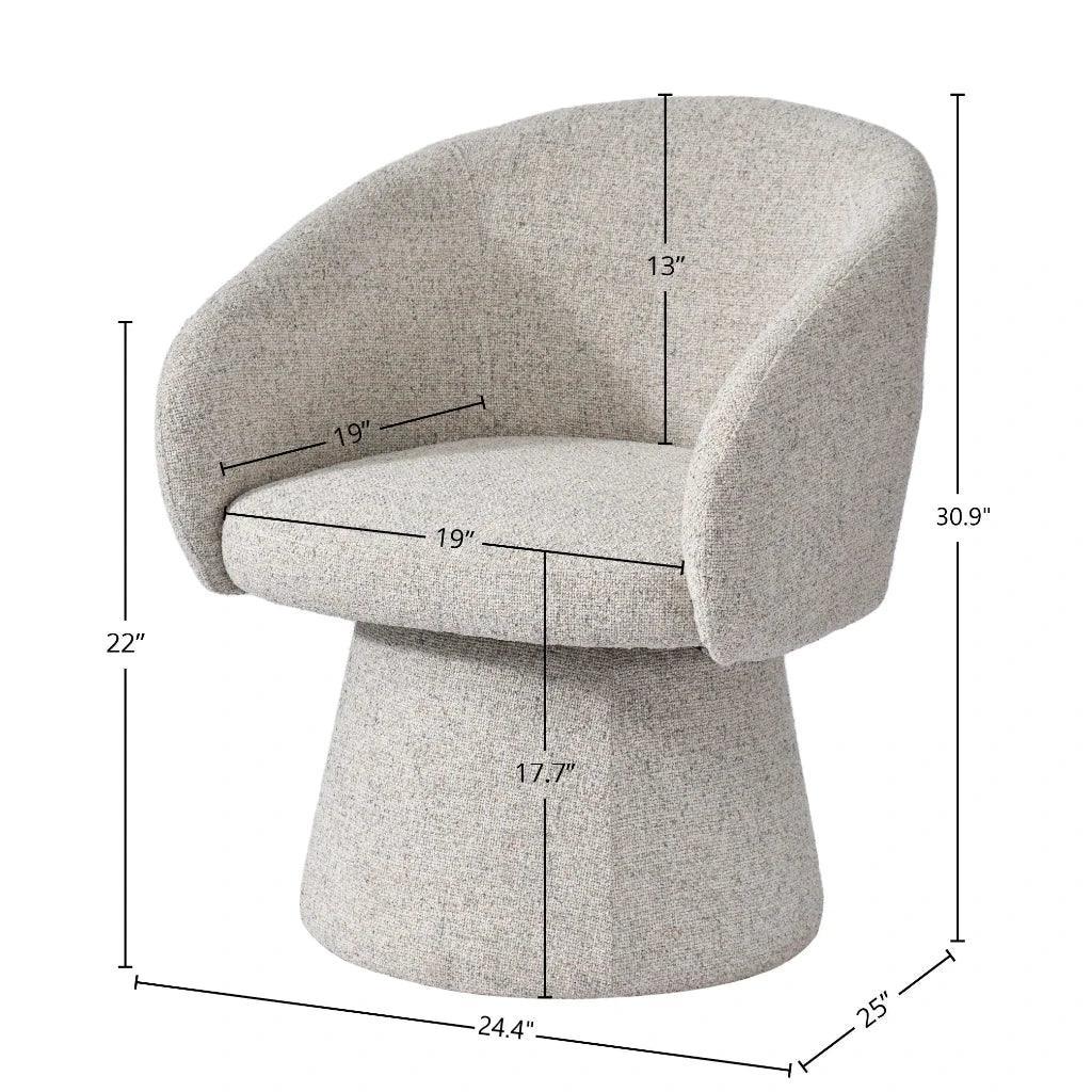 Misha Performance Fabric Club Chair - LOOMLAN - LH Imports - Club Chairs