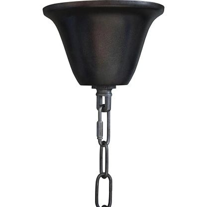 Noir Mist Black Steel Chandelier