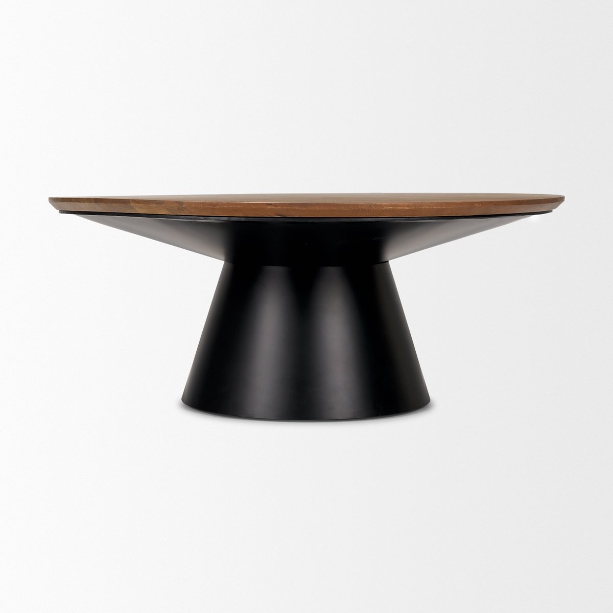 Mercana Mitchell Wood Top Round Coffee Table