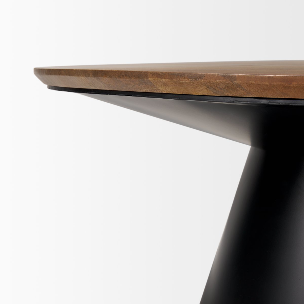 Mercana Mitchell Wood Top Round Coffee Table
