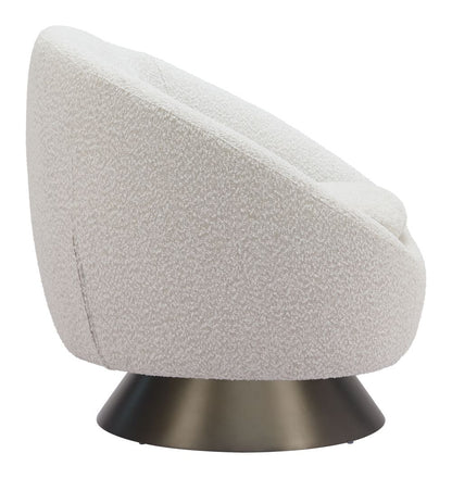 Zuo Modern Modan 	Textured Fabric Swivel Club Chair