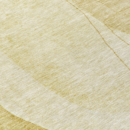 Addison Rugs Modern Gold Washable Indoor-Outdoor Rug