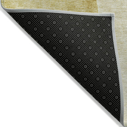 Addison Rugs Modern Gold Washable Indoor-Outdoor Rug