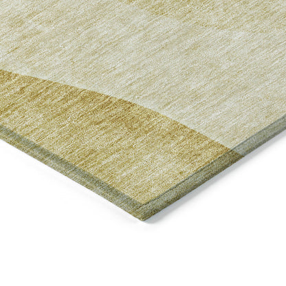 Addison Rugs Modern Gold Washable Indoor-Outdoor Rug
