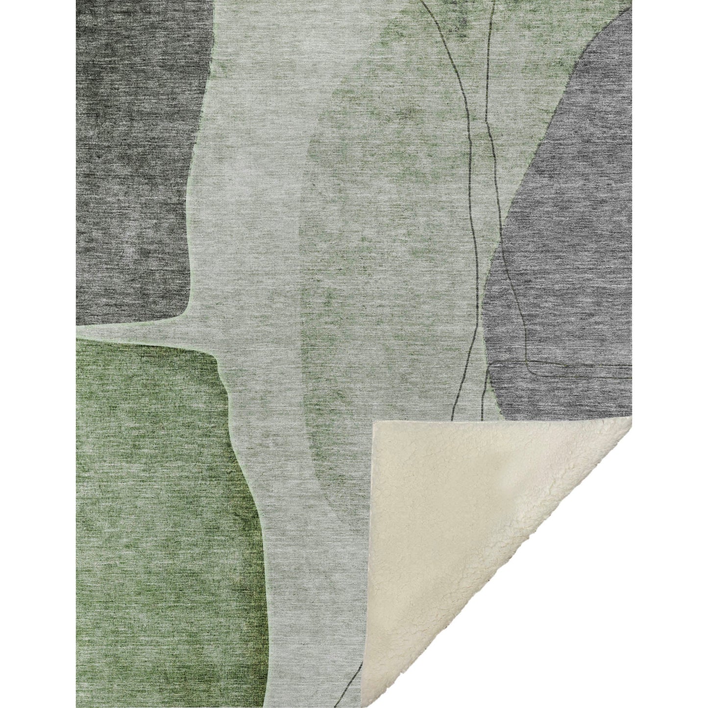 Addison Rugs Modern Green Washable Indoor-Outdoor Rug