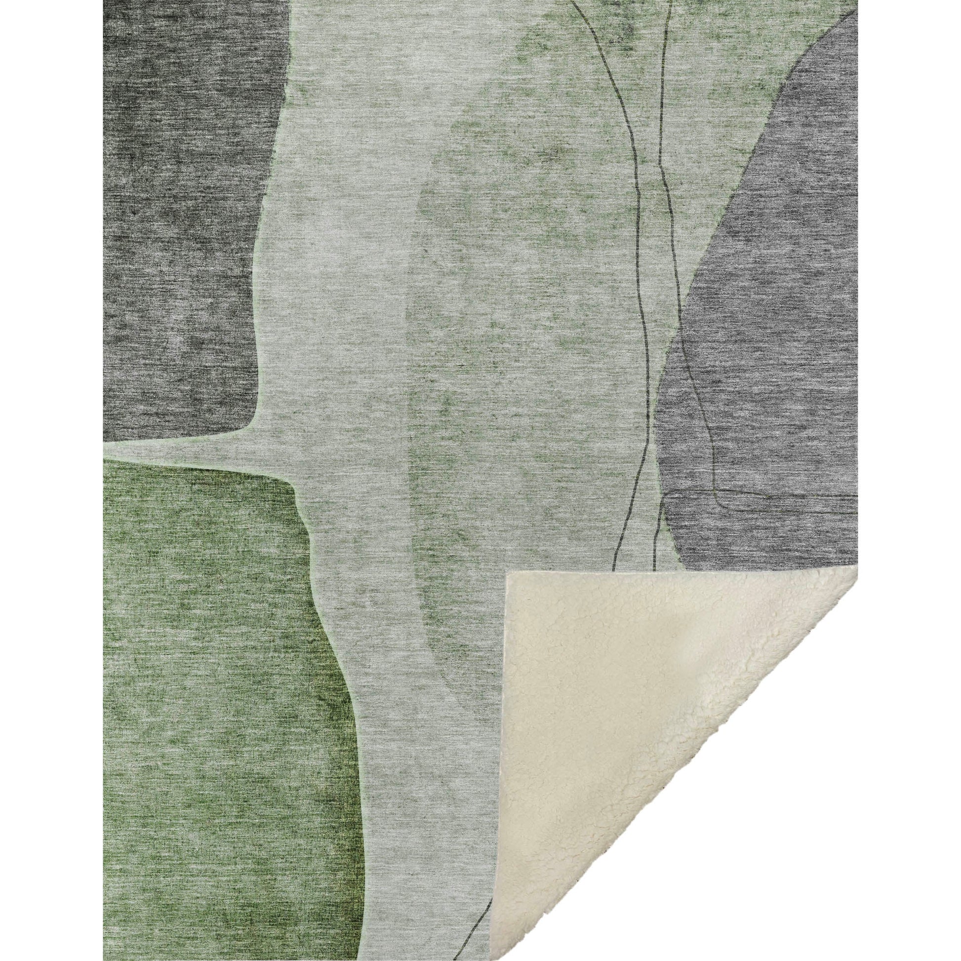 Addison Rugs Modern Green Washable Indoor-Outdoor Rug
