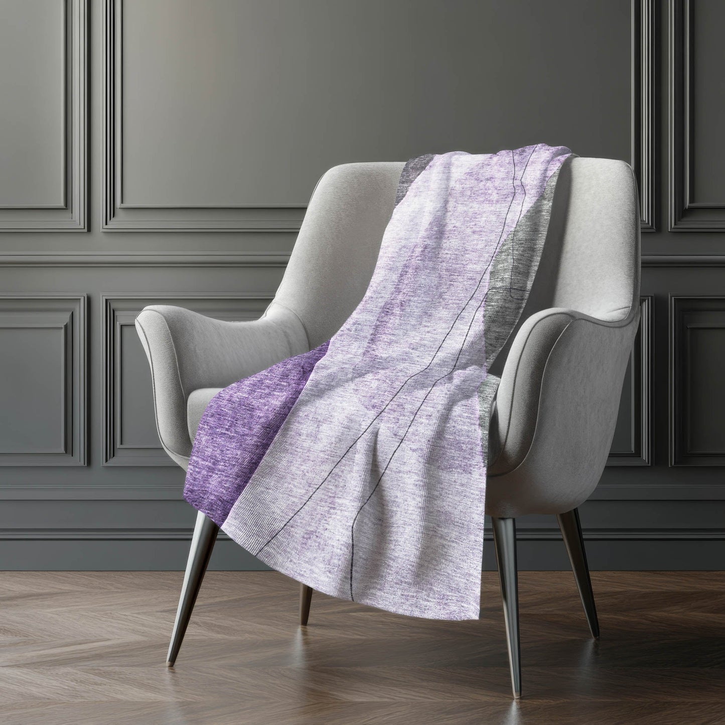 Addison Rugs Modern Purple Washable Indoor-Outdoor Rug