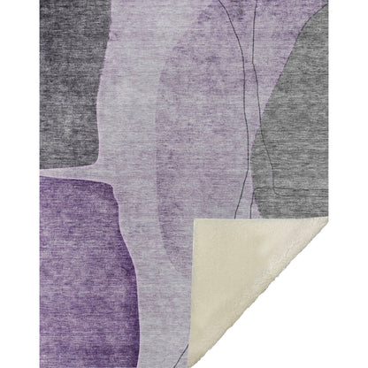 Addison Rugs Modern Purple Washable Indoor-Outdoor Rug