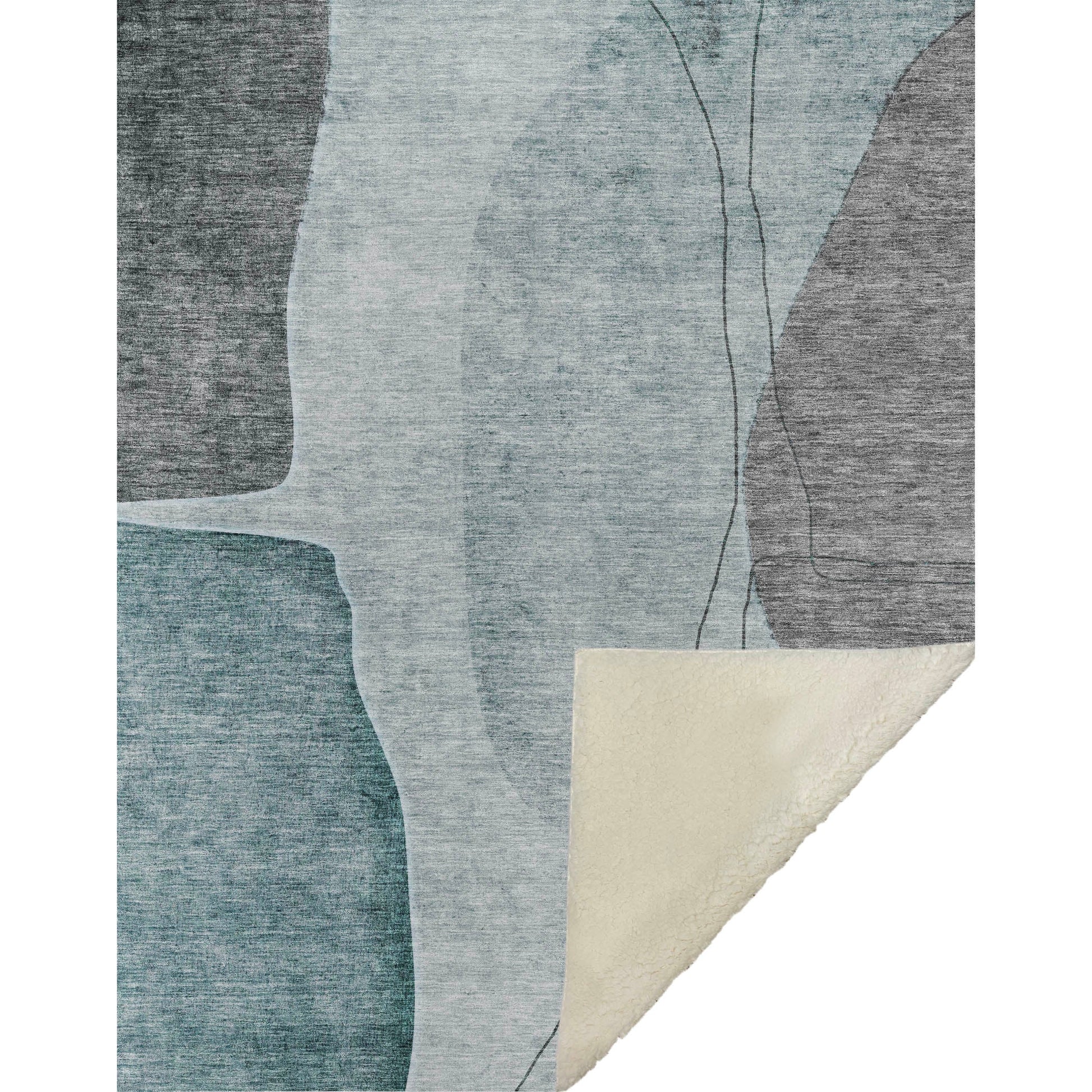 Addison Rugs Modern Teal Washable Indoor-Outdoor Rug