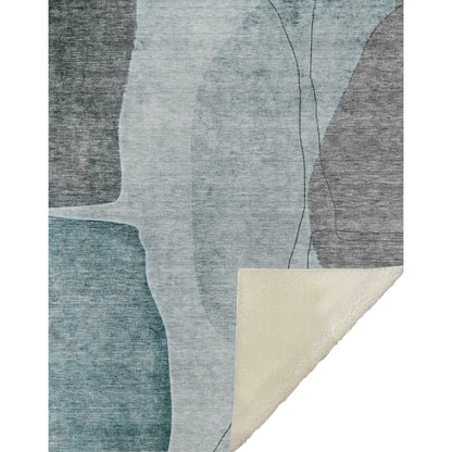 Addison Rugs Modern Teal Washable Indoor-Outdoor Rug