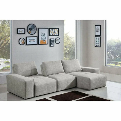 Modular 3-Seater Chaise Sectional with Adjustable Backrest Modular Sofas Sideboards and Things  By Diamond Sofa