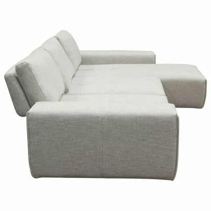 Modular 3-Seater Chaise Sectional with Adjustable Backrest Modular Sofas Sideboards and Things  By Diamond Sofa