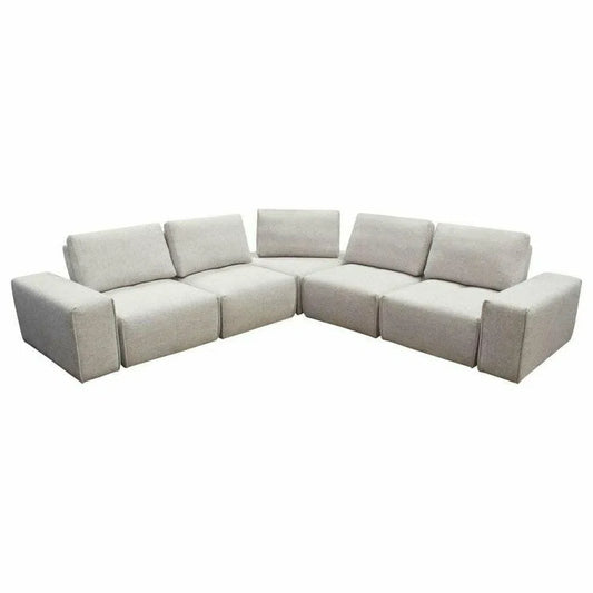 Modular 5-Seater Corner Sectional with Adjustable Backrest Modular Sofas Sideboards and Things  By Diamond Sofa