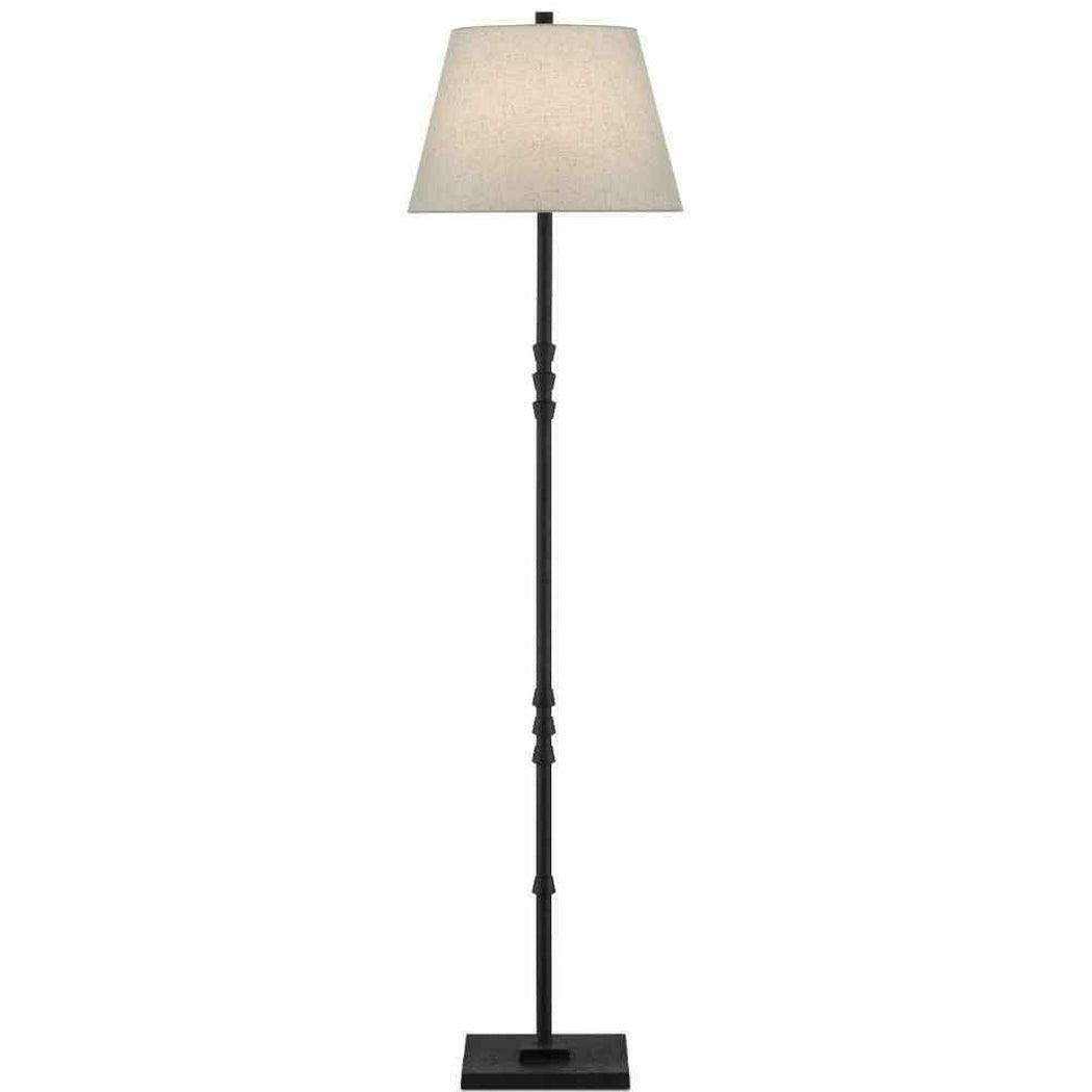 Mole Black Lohn Floor Lamp Floor Lamps Sideboards and Things By Currey & Co